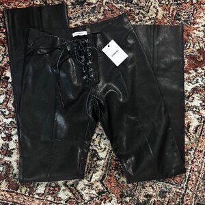 Miaou Element Pants Black Vegan Leather Size S – NWT